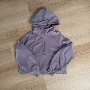 Lululemon Scuba Oversized 1/2 Zip Hoodie - Violet Verbena - XS/S